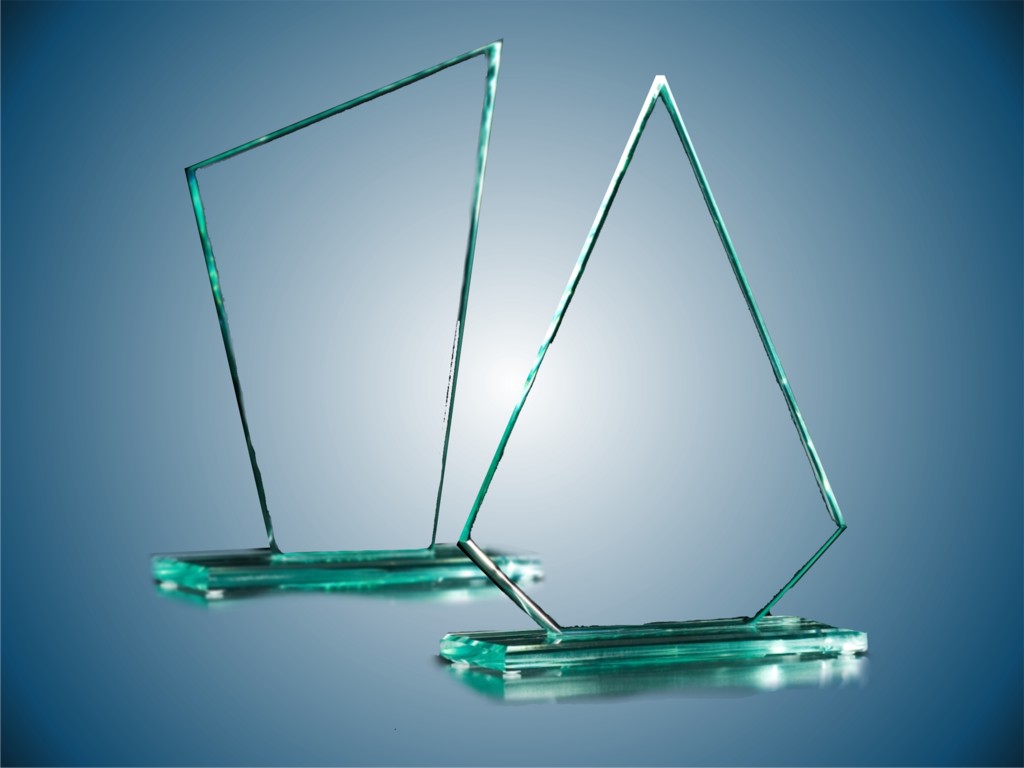 Plaketa sklo  - základné tvary